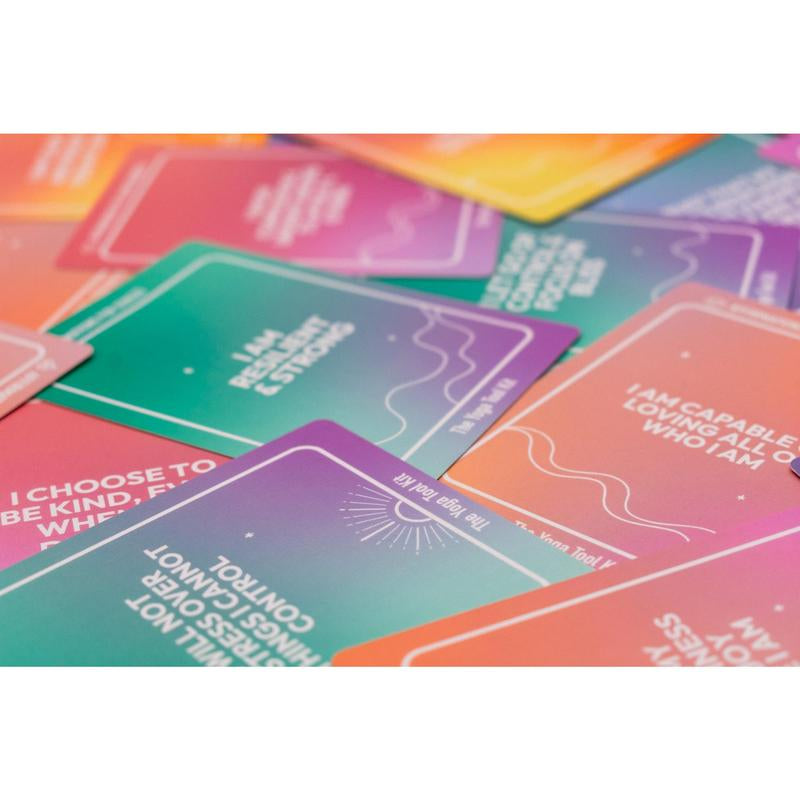 Desk Yoga Cards - Set of 106 Yoga Cards for Stress Relief, Relaxation, and Mindfulness